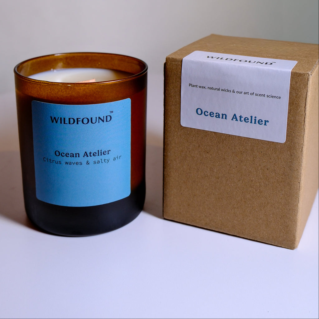 Ocean Atelier Premium Soy Candle - Wildfound - Ocean Atelier Premium Soy Candle